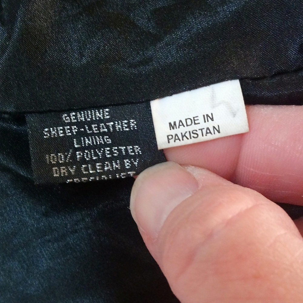 Genuine Leather Bikini Top Studded Black NWOT - Picture 6 of 7